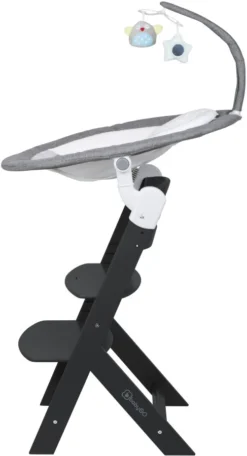 Babygo Homey Set Grey/Black Babyschommel En Kinderstoel 19023 -Dolu Verkoopwinkel babygo homey set greyblack babyschommel en kinderstoel 19023 5