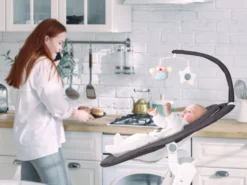 Babygo Homey Set Grey/Black Babyschommel En Kinderstoel 19023 -Dolu Verkoopwinkel babygo homey swing babyschommel 4 1 1 3