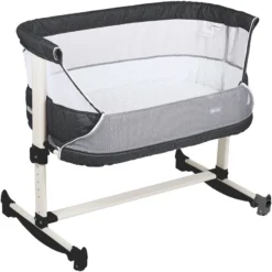 Babygo Vivaldi Dark Grey Wieg Aan Bed 4653 -Dolu Verkoopwinkel babygo vivaldi dark grey wieg aan bed 4653 2