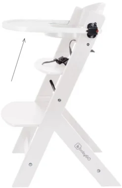 Babygo Wit Tafelblad Voor Meegroei Kinderstoel 56004 -Dolu Verkoopwinkel babygo wit tafelblad voor meegroei kinderstoel 3 1
