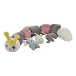 Babyjem Rups Roze 80cm Speelknuffel En Kussen 675