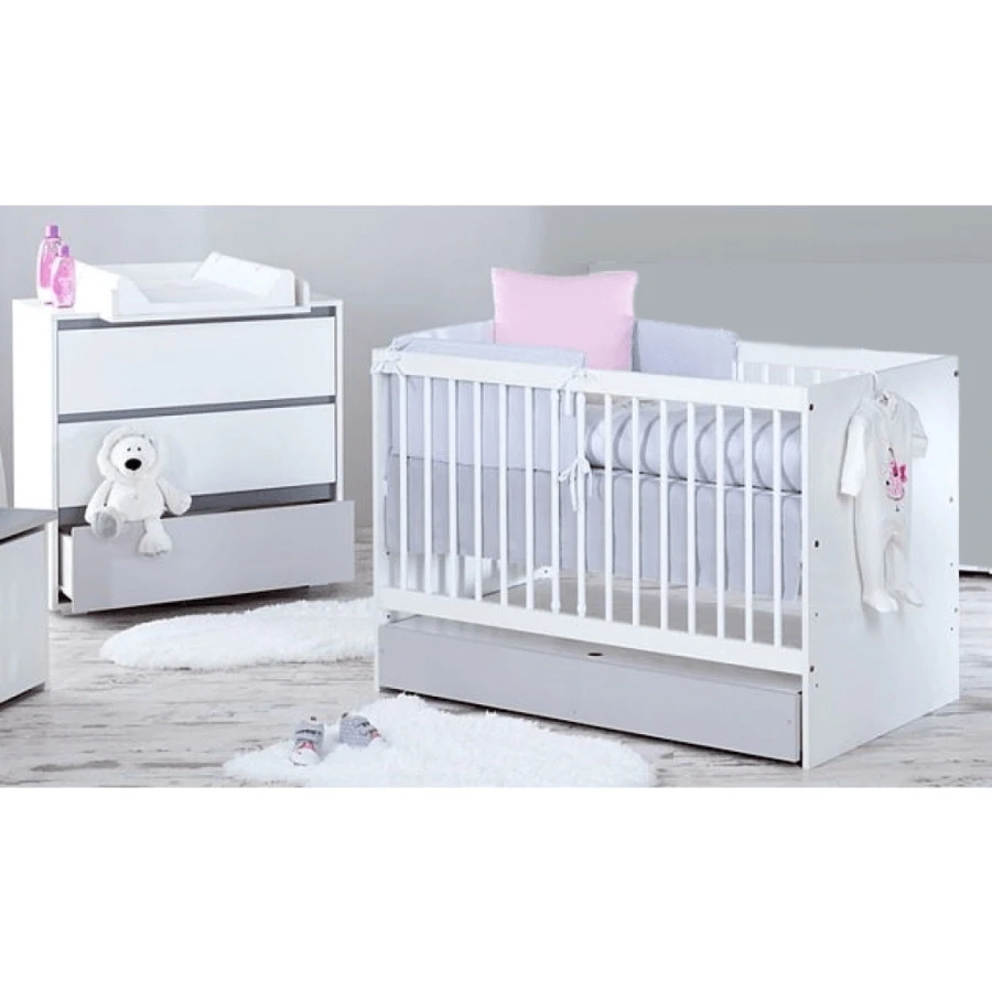 Babykamer Jasmijn: Ledikant En Commode 2 Babykamer Jasmijn: Ledikant En Commode - Afbeelding 2