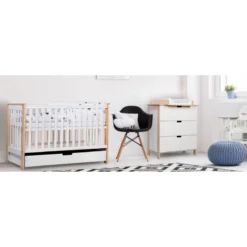 Ledikant Lieke Naturel 60x120 Cm 21 Ledikant Lieke Naturel 60x120 Cm -Dolu Verkoopwinkel babykamer lieke ledikant commode 1 3
