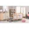 Babykamer Marloes Naturel: Ledikant, Commode & 2-Deurskast