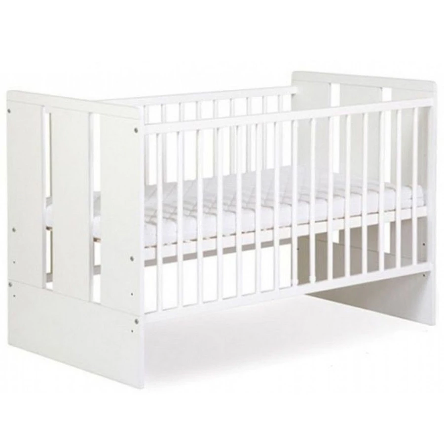 Babykamer Teuntje Wit: Ledikant, Commode En Kast 2 Babykamer Teuntje Wit: Ledikant, Commode En Kast - Afbeelding 2