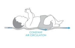 Babymatex AeroLine Oxi Dandelion 35x75 Cm Matrasbeschermer TB0404_02 -Dolu Verkoopwinkel babymatex oxi drukverlagende matrastopper tb0211 324 327 331 4 6