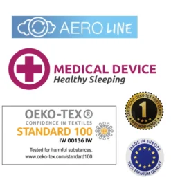 Babymatex AeroLine Oxi 40x90 Cm Matrasbeschermer TB0327_01 -Dolu Verkoopwinkel babymatex oxi drukverlagende matrastopper tb0211 324 327 331 7 5 1