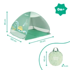 Badabulle Green Anti-UV Tent B038205 11 Badabulle Green Anti-UV Tent B038205 -Dolu Verkoopwinkel badabulle green anti uv tent b038205 3