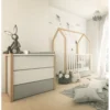 Bellamy Pinette Babykamer: Ledikant/Juniorbed En Commode