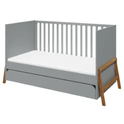 Bellamy Lotta Grey Babykamer: Ledikant/Juniorbed En Commode -Dolu Verkoopwinkel bellamy lotta grey 70 x 140 cm ledikant juniorbed loszlo70 4 1