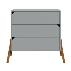 Bellamy Lotta Grey Babykamer: Ledikant/Juniorbed En Commode -Dolu Verkoopwinkel bellamy lotta grey commode loszkomo 1 1
