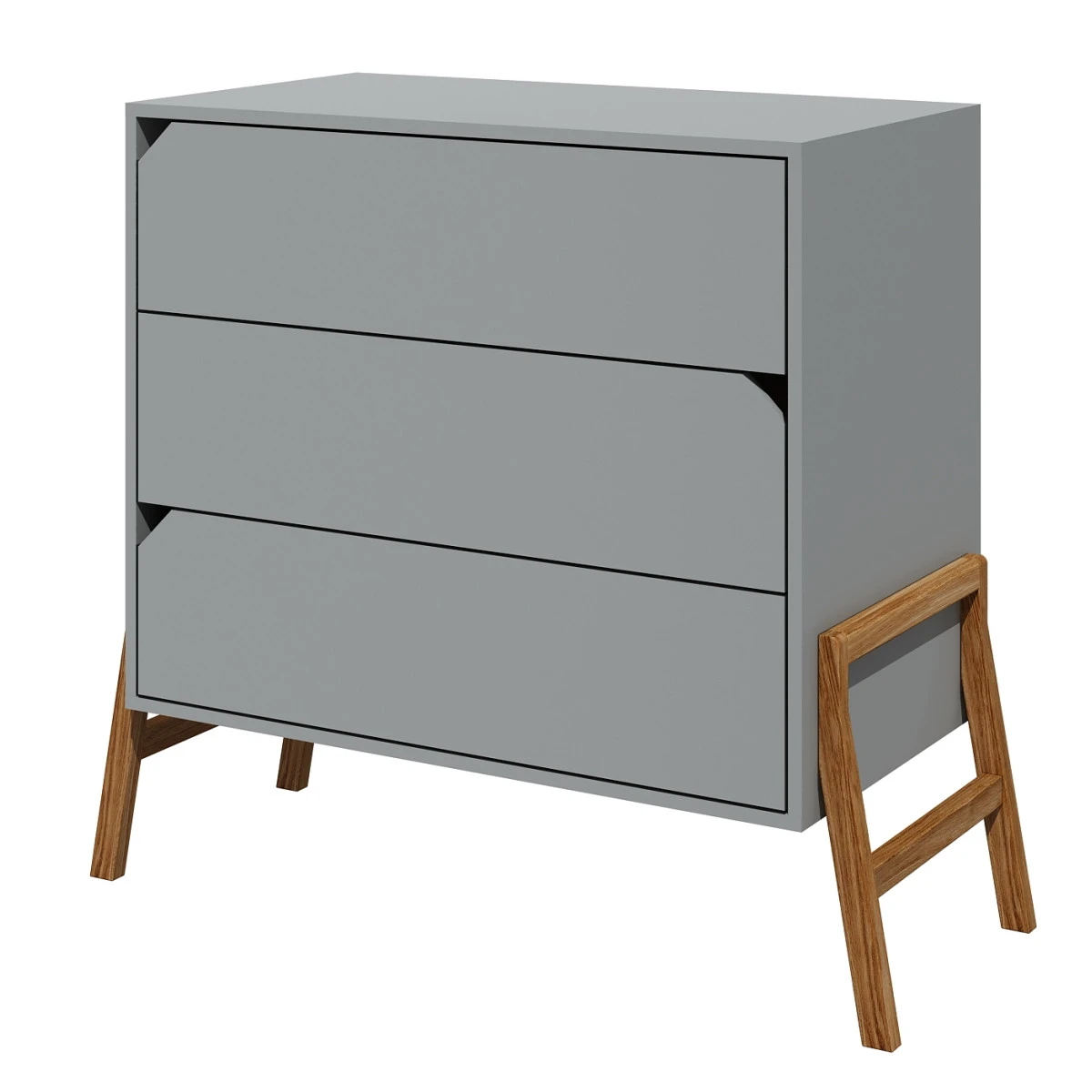 Bellamy Lotta Grey Commode LOSZKOMO 2 Bellamy Lotta Grey Commode LOSZKOMO - Afbeelding 2
