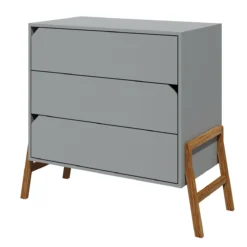 Bellamy Lotta Grey Babykamer: Ledikant/Juniorbed En Commode -Dolu Verkoopwinkel bellamy lotta grey commode loszkomo 2 1
