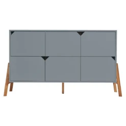 Bellamy Lotta Grey Babykamer: Ledikant/Juniorbed En Commode Met 6 Lades -Dolu Verkoopwinkel bellamy lotta grey commode met 6 lades loszko6s 1 1
