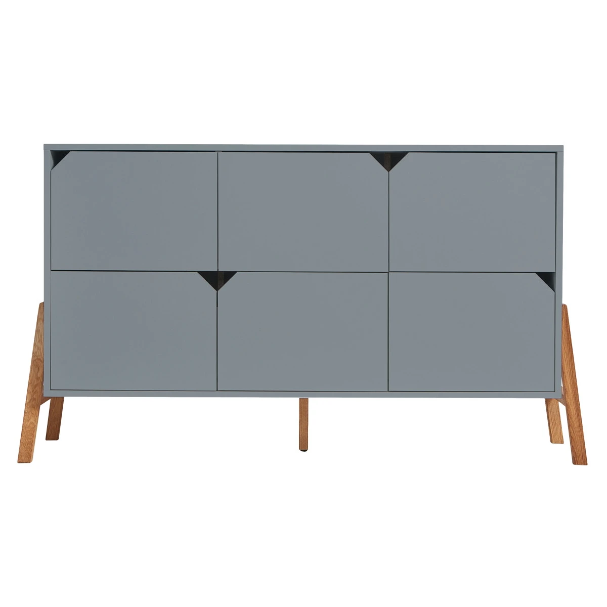 Bellamy Lotta Grey Babykamer: Ledikant/Juniorbed, Commode Met 6 Lades En 2-Deurskast 7 Bellamy Lotta Grey Babykamer: Ledikant/Juniorbed, Commode Met 6 Lades En 2-Deurskast - Afbeelding 7