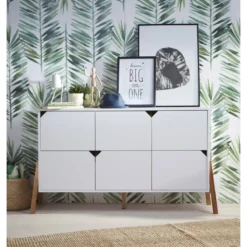 Bellamy Lotta Snow Babykamer: Ledikant/Juniorbed En Commode Met 6 Lades -Dolu Verkoopwinkel bellamy lotta snow commode met 6 lades lobiko6s 4 1