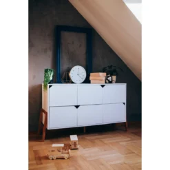 Bellamy Lotta Snow Commode Met 6 Lades LOBIKO6S -Dolu Verkoopwinkel bellamy lotta snow commode met 6 lades lobiko6s 5