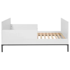 Bellamy Lumi White Babykamer: Ledikant/Juniorbed En Commode -Dolu Verkoopwinkel bellamy lumi white 70 x 140 cm ledikant juniorbed lubilo70 6 1