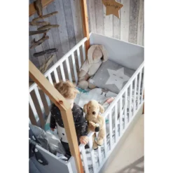 Bellamy Pinette Babykamer: Ledikant/Juniorbed, Commode En 2-Deurskast -Dolu Verkoopwinkel bellamy pinette babykamer 06 2