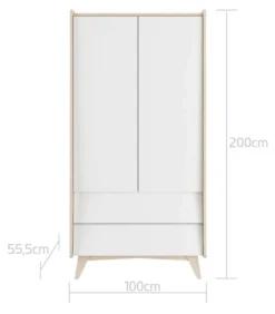 Bellamy So Sixty Babykamer: Ledikant/Juniorbed, Commode En 2-Deurskast 34 Bellamy So Sixty Babykamer: Ledikant/Juniorbed, Commode En 2-Deurskast -Dolu Verkoopwinkel bellamy so sixty 2 deurskast ssbisz2d 3 1