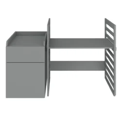 Bellamy UP! Grey 70 X 120/160 Cm 2-in-1 Meegroei Ledikant En Commode -Dolu Verkoopwinkel bellamy up grey 70 x 120 160 cm 2 in 1 meegroei ledikant en commode 7