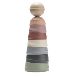 Bibs Pastel Rainbow Wobbly Tower Stapeltoren 4100100