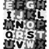 Bieco Zwart/Wit Schuimrubber Alfabet Puzzel Mat 19201506