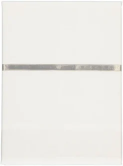 Briljant Bias Tape Zilvergrijs 100x150 Cm Ledikantlaken 87R