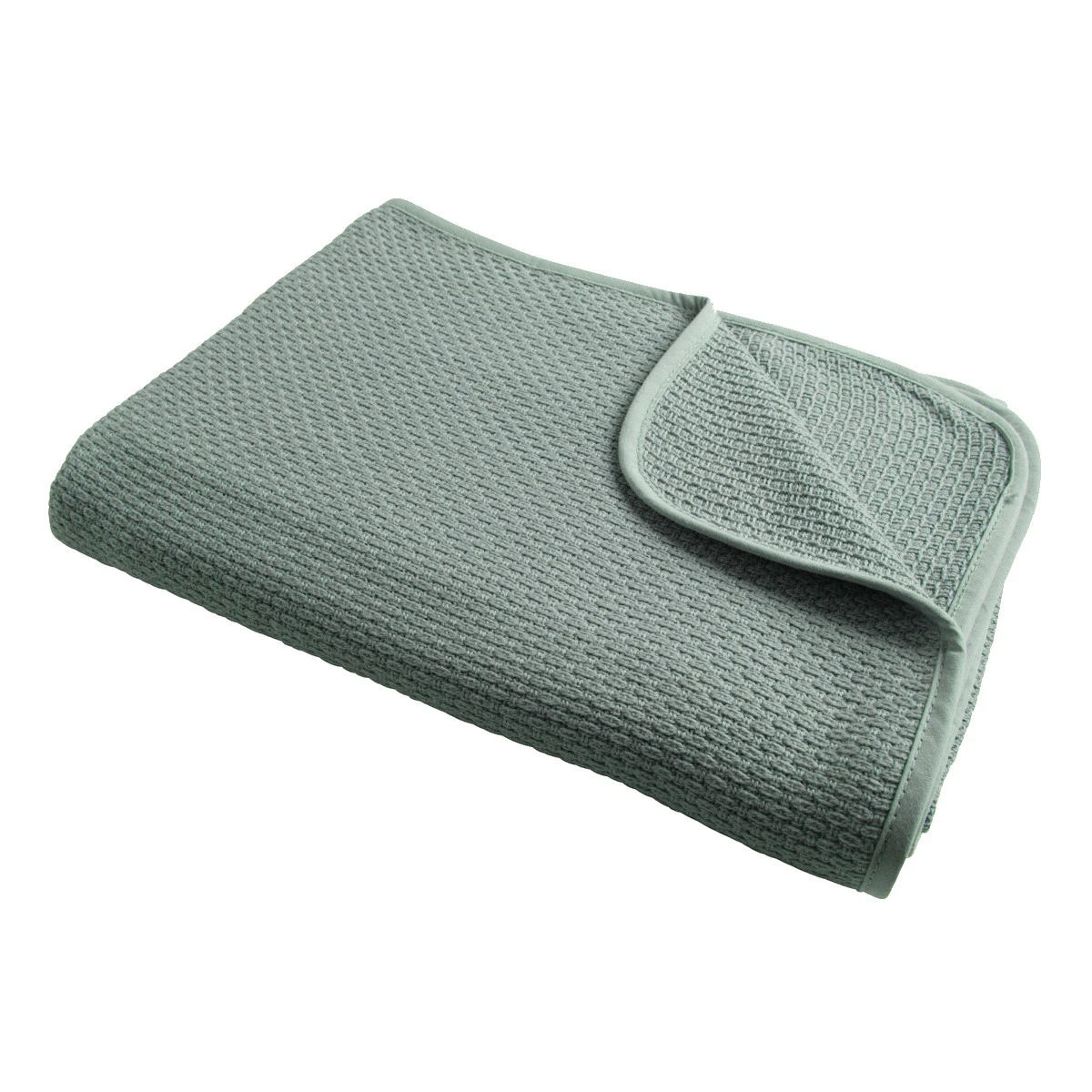 Briljant Pique Stonegreen 100 X 150 Cm Zomer Ledikantdeken 60R