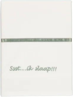 Briljant Ssst....ik Slaap!!! Stone Green 100x150 Cm Ledikantlaken 60R