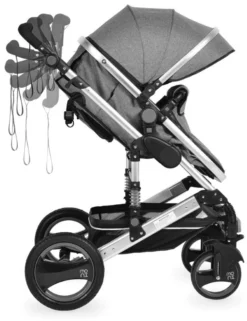 Cangaroo Gala Premium Stars 3-in-1 Combi Kinderwagen Incl. Autostoel 23 Cangaroo Gala Premium Stars 3-in-1 Combi Kinderwagen Incl. Autostoel -Dolu Verkoopwinkel cangaroo baby stroller gala beige gold kinderwagen 5 1 2 1