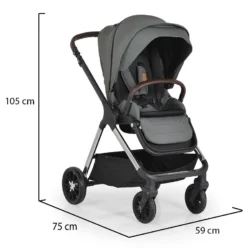 Cangaroo Empire Dark Grey 3-in-1 Kinderwagen Incl. Autostoel -Dolu Verkoopwinkel cangaroo empire dark grey 3 in 1 kinderwagen incl. autostoel 20