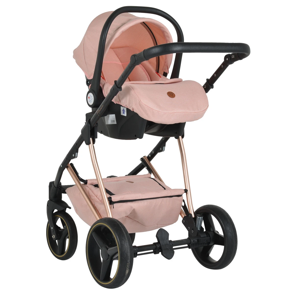 Cangaroo Florence Pink 3-in-1 Kinderwagen Incl. Autostoel 109995 18 Cangaroo Florence Pink 3-in-1 Kinderwagen Incl. Autostoel 109995 - Afbeelding 18