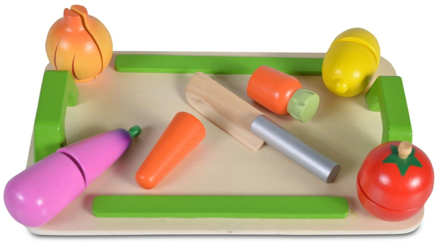 Cangaroo Houten Groenten Snij Set 4308 3 Cangaroo Houten Groenten Snij Set 4308 - Afbeelding 3
