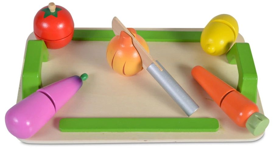 Cangaroo Houten Groenten Snij Set 4308 2 Cangaroo Houten Groenten Snij Set 4308 - Afbeelding 2