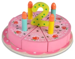 Cangaroo Houten Happy Birthday Speelgoed Taart 4223N -Dolu Verkoopwinkel cangaroo houten happy birthday speelgoed taart 4223n 4