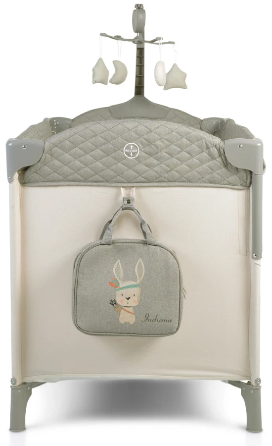 Cangaroo Indiana Grey Campingbed 6 Cangaroo Indiana Grey Campingbed - Afbeelding 6