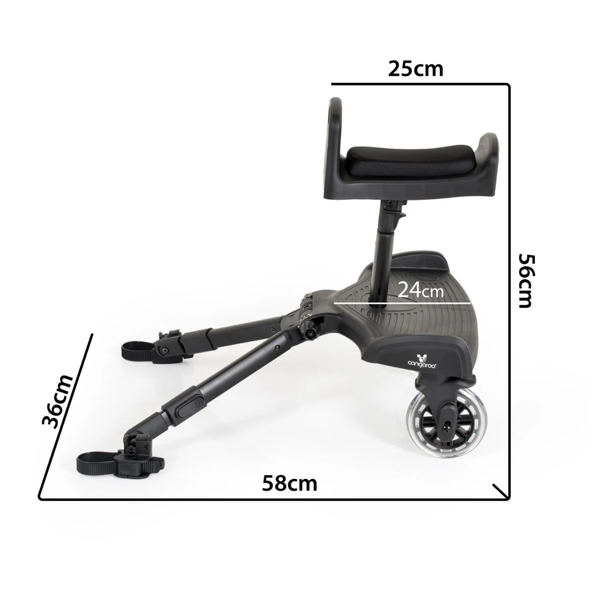 Cangaroo Move On Meerijdplankje Met Zitje 109554 9 Cangaroo Move On Meerijdplankje Met Zitje 109554 - Afbeelding 9