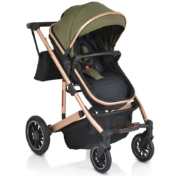 Cangaroo Thira Green 3-in-1 Combi Kinderwagen Incl. Autostoel -Dolu Verkoopwinkel cangaroo thira green 3 in 1 combi kinderwagen 8