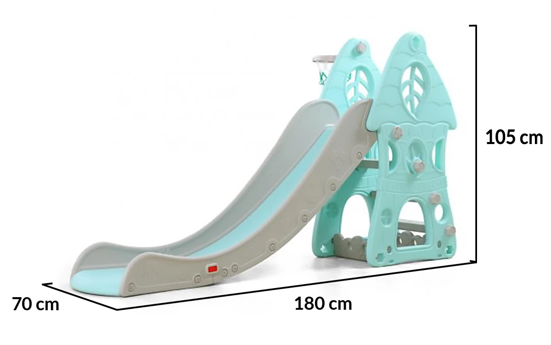 Cangaroo Zimbo Blue Glijbaan 107043 2 Cangaroo Zimbo Blue Glijbaan 107043 - Afbeelding 2