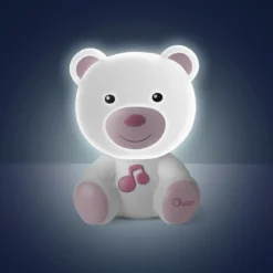 Chicco Dreamlight Bear Pink Nachtlampje Met Muziek C09830.10 -Dolu Verkoopwinkel chicco dreamlight bear pink nachtlampje met muziek 2
