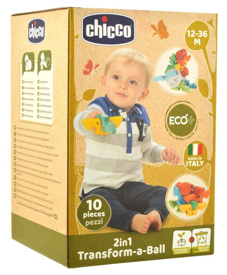 Chicco ECO+ 2-in-1 Bouw Een Bal Speelgoed C093741 9 Chicco ECO+ 2-in-1 Bouw Een Bal Speelgoed C093741 - Afbeelding 9