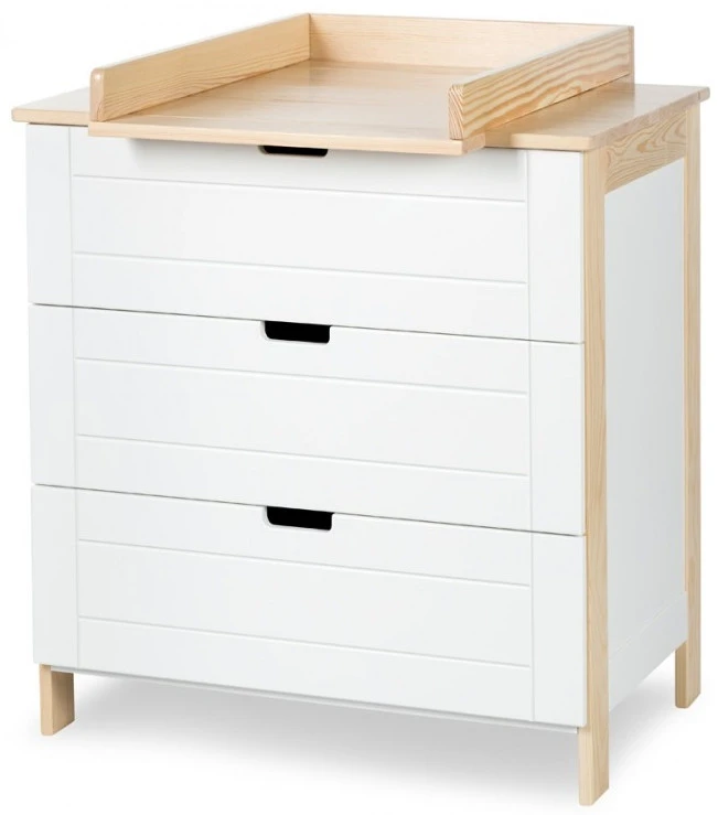 Commode Lieke Wit/Naturel 1 Commode Lieke Wit/Naturel