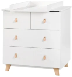 Babykamer Romy: Ledikant, Commode & 2-Deurskast -Dolu Verkoopwinkel commode noah 1