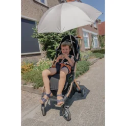 Ding Donkergrijs UV Buggy Parasol DI-252427 14 Ding Donkergrijs UV Buggy Parasol DI-252427 -Dolu Verkoopwinkel di 252426 8720663931894 baby stroller umbrella sand 02 1