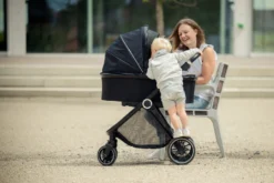 Ding Fenix Black/Black Kinderwagen DI-191701 -Dolu Verkoopwinkel ding fenix black kinderwagen 2