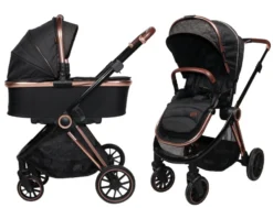 Ding Fenix Black/Rose Kinderwagen DI-191702