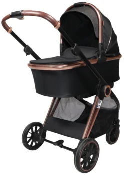 Ding Fenix Black/Rose Kinderwagen DI-191702 -Dolu Verkoopwinkel ding fenix rose kinderwagen8