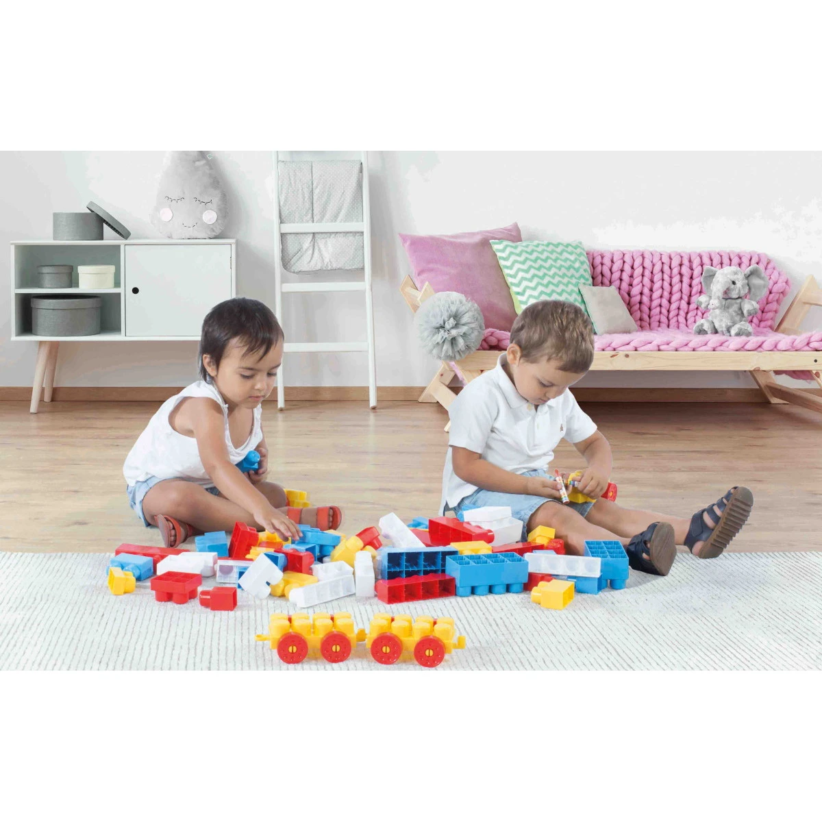 Dolu 50 Stuks Gekleurde Blokken Met Trein 5031 - Afbeelding 3