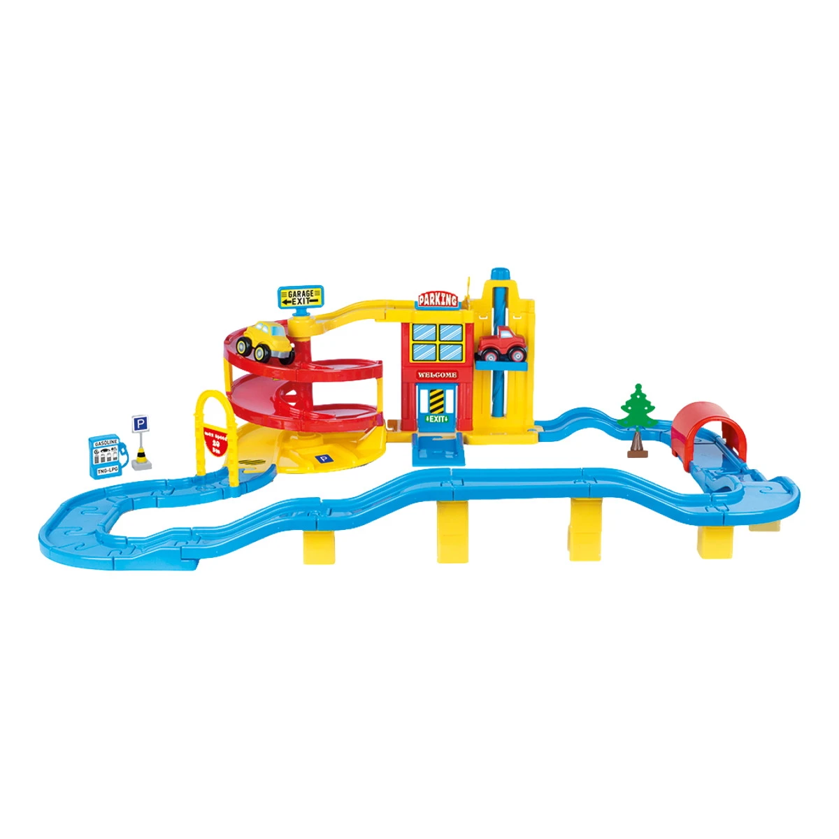 Dolu Big Parkeergarage Speelset 5154 1 Dolu Big Parkeergarage Speelset 5154